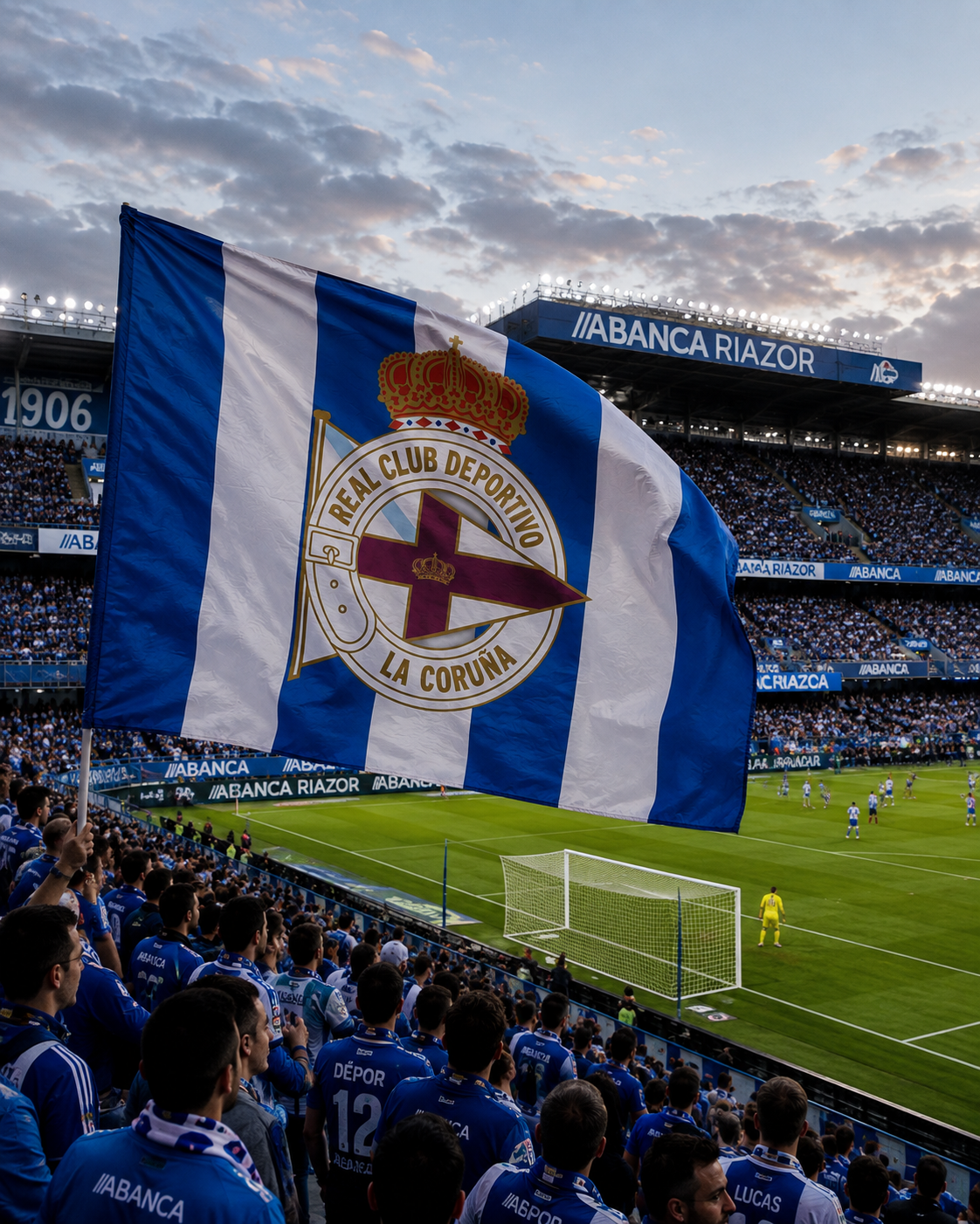 ESCUDO DEPOR AZUL Y BLANCO
